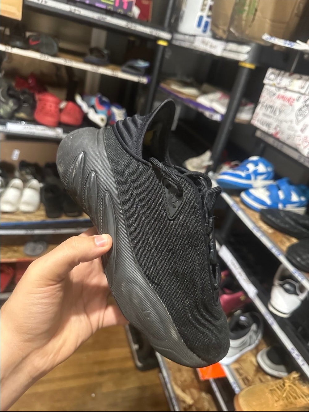adidas Men's All-Black Low-Top Sneaker